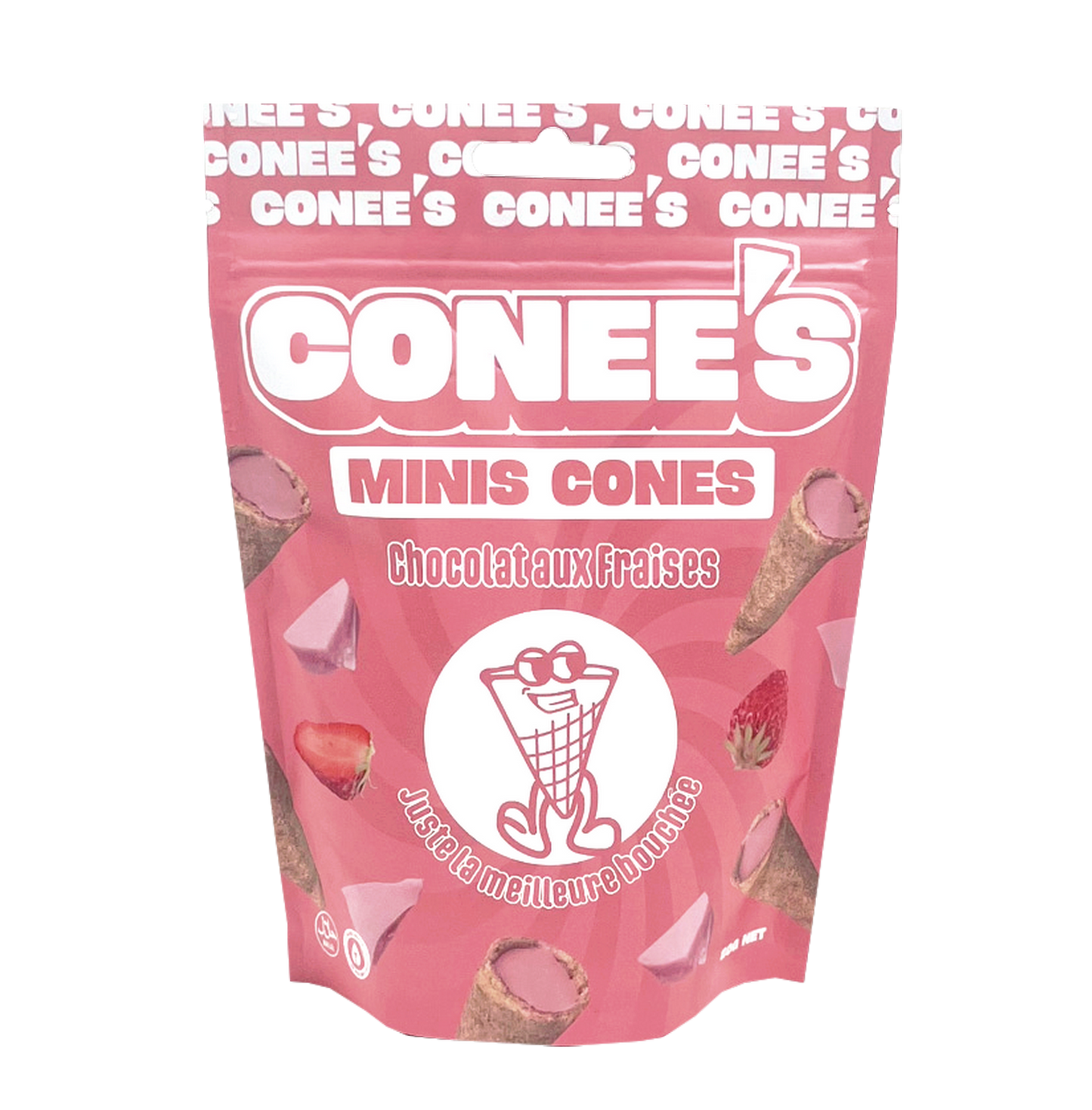 MINI CONES FRAISE