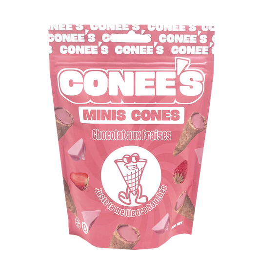 MINI CONES FRAISE